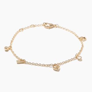 COACH | Charm Bracelet 14k gold plated